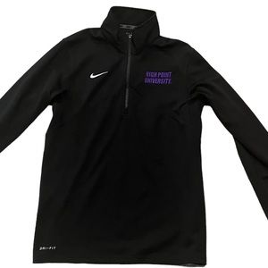 Nike Dri Fit - men’s training 1/4 zip High Point University small